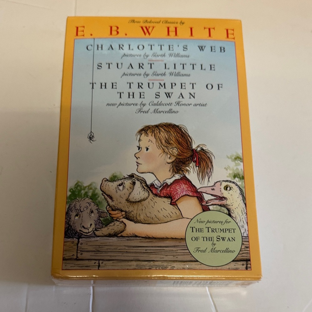New E. B. White Box Set: Charlotte's Web, Stuart Little, The Trumpet of the Swan